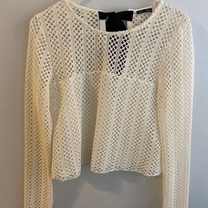 Long sleeve cream top!